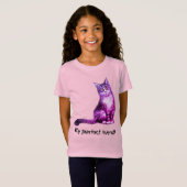 Langhaarkatze T - Shirt (Vorne ganz)