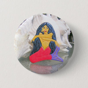 Langhaarknopf Button