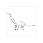 Langhals-Brachiosaurus Sanfter Riese Design Gummistempel (Prägung)