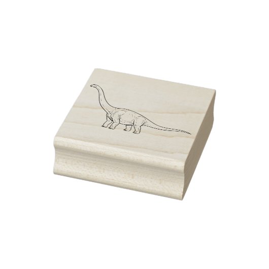 Langhals-Brachiosaurus Sanfter Riese Design Gummistempel (Stempel)