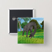 Langhals-Dinosaurier-Dschungel-Abenteuer Button (Vorne & Hinten)