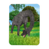 Langhals-Dinosaurier-Dschungel-Abenteuer Magnet (Vertikal)
