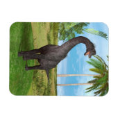 Langhalsdinosaurier-Dschungel-Abenteuer Magnet (Horizontal)