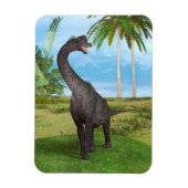 Langhalsdinosaurier-Dschungel-Abenteuer Magnet (Vertikal)