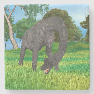Langhalsdinosaurier-Dschungelabenteuer Steinuntersetzer