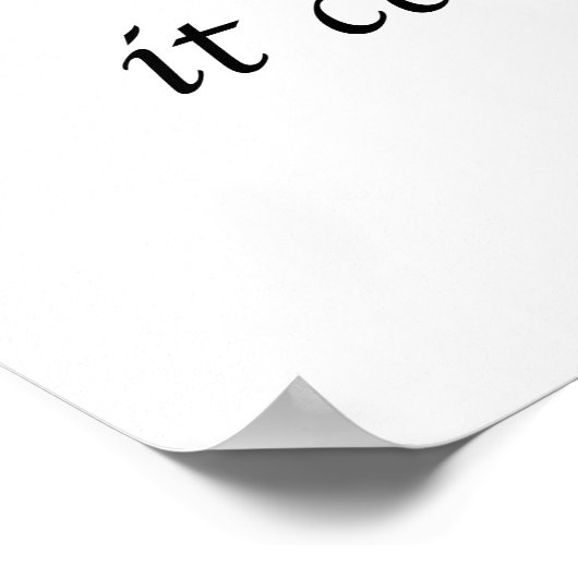 LÄNGIG, es könnte schlimmer sein Poster (Ecke)