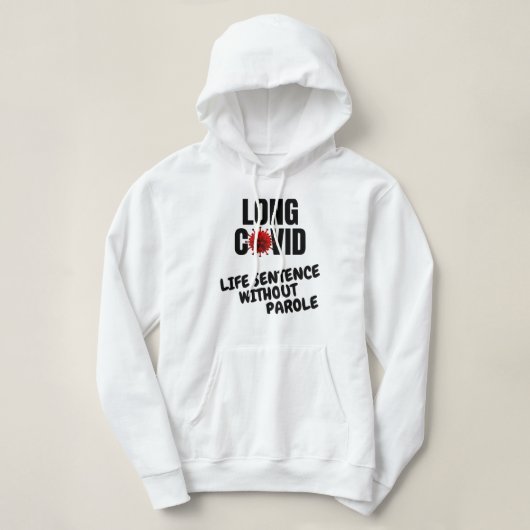 LANGJÄHRIGE VERSICHERUNG - lebenslange Haftstrafe  Hoodie (Design vorne)