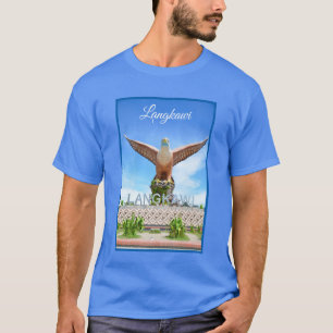 Langkawi-Adler-Statue Malaysia Urlaubs-Souvenir T-Shirt