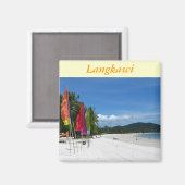 Langkawi Beaches Magnet (Vorderseite/Rückseite)