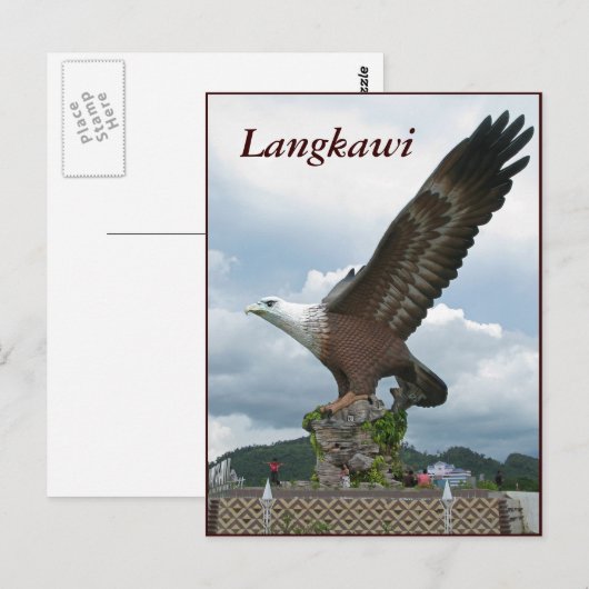 Langkawi Eagle Postkarte (Vorne/Hinten)