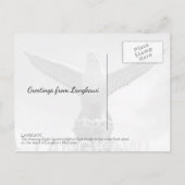 Langkawi Eagle Skulptur Malaysia Reisekarte Postkarte (Rückseite)