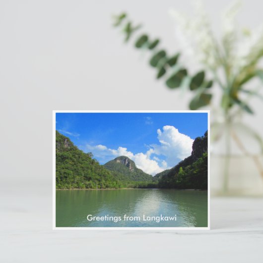 Langkawi-Grüße Postkarte (Stehend Vorderseite)