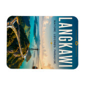 🌿 Langkawi Malaysia Insel-Abenteuer  🌉 Magnet (Horizontal)