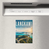 🌿 Langkawi Malaysia Insel-Abenteuer  🌉 Magnet (In Situ (Geschirrspüler))