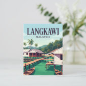 Langkawi Malaysia Postkarte (Stehend Vorderseite)