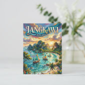 Langkawi Malaysia Postkarte (Stehend Vorderseite)