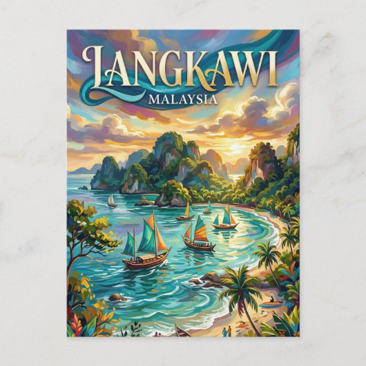Langkawi Malaysia Postkarte (Vorderseite)