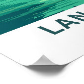 Langkawi Malaysia Travel Print Poster (Ecke)