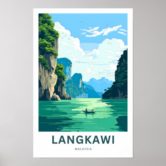 Langkawi Malaysia Travel Print Poster (Vorne)