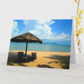 Langkawi-Strand Karte (Gelbe Blume)