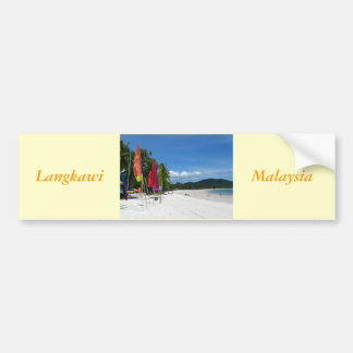 Langkawi-Strände Autoaufkleber