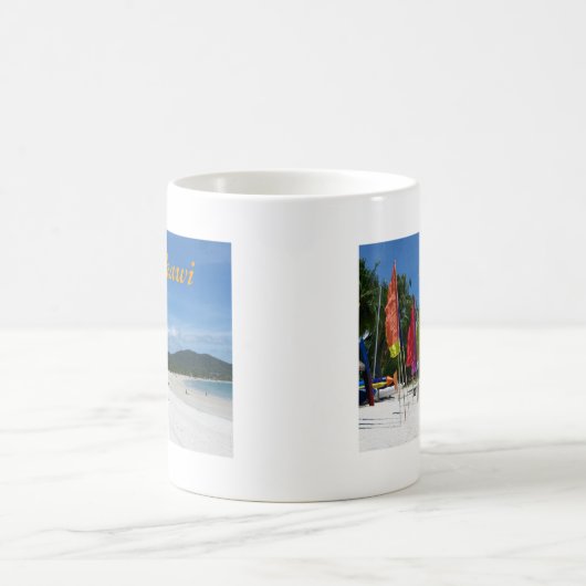 Langkawi-Strände Kaffeetasse (Mittel)