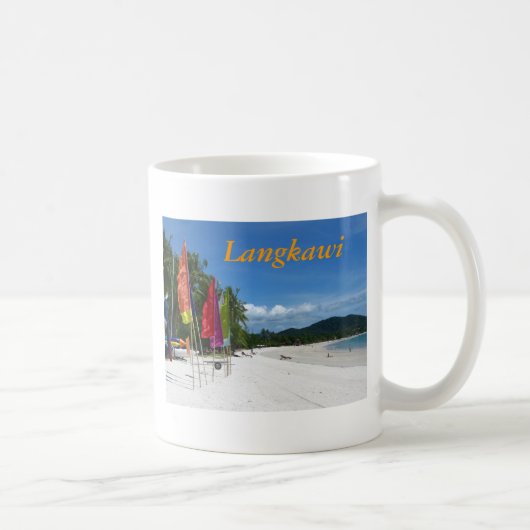 Langkawi-Strände Kaffeetasse (Rechts)
