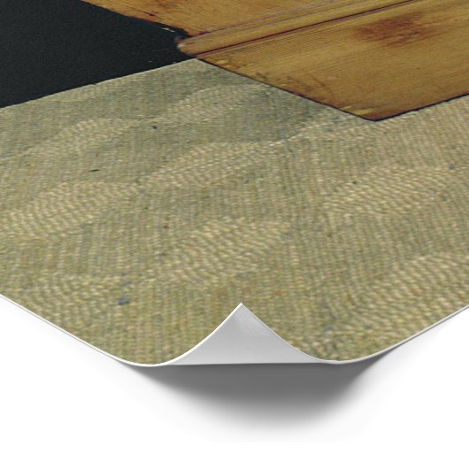 Langkoffer mit Emailmalerei Poster (Ecke)