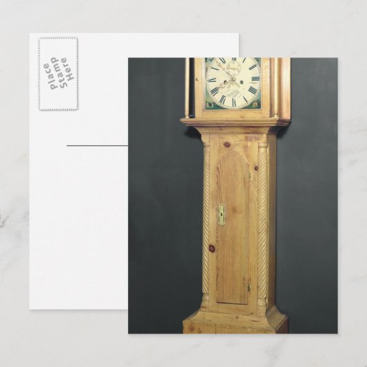 Langkoffer mit Emailmalerei Postkarte (Vorne/Hinten)