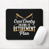 Langlauf ist Ski-Rentner Männer Mousepad (Mit Mouse)
