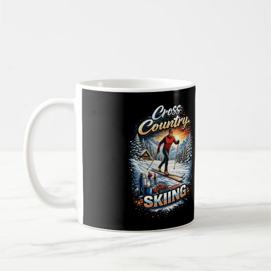 Langlauf Kaffeetasse (Links)