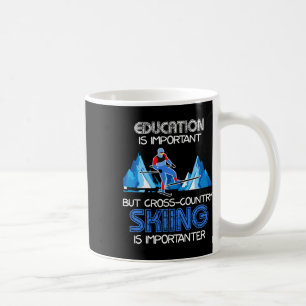Langlauf Skitourenfahren Geschenk Kaffeetasse