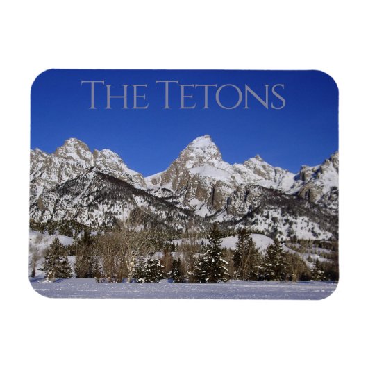 Langlauf-Winter im Grand Teton Nationalpark Magnet (Horizontal)