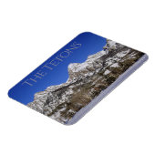 Langlauf-Winter im Grand Teton Nationalpark Magnet (Linke Seite)