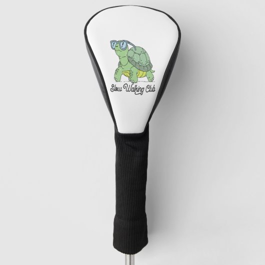 Langlaufen Club Niedlich Funny Turtle Golf Headcover (Vorderseite)