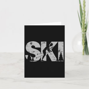 Langlaufen Cool Skifahren Nordic Skier Geschenk Wo Karte