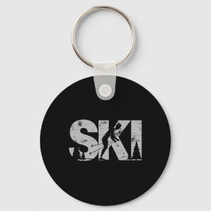Langlaufen Cool Skifahren Nordic Skier Geschenk Wo Schlüsselanhänger