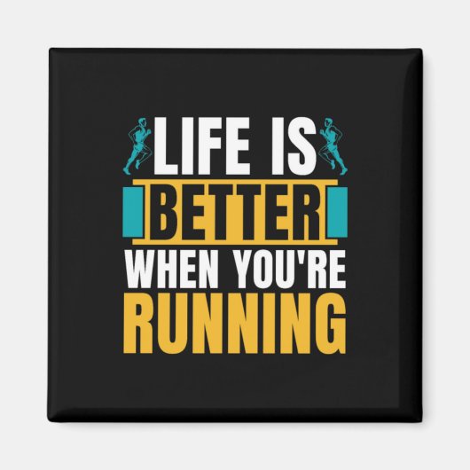 Langlaufen ist besser, wenn Athletik Magnet (Vorne)