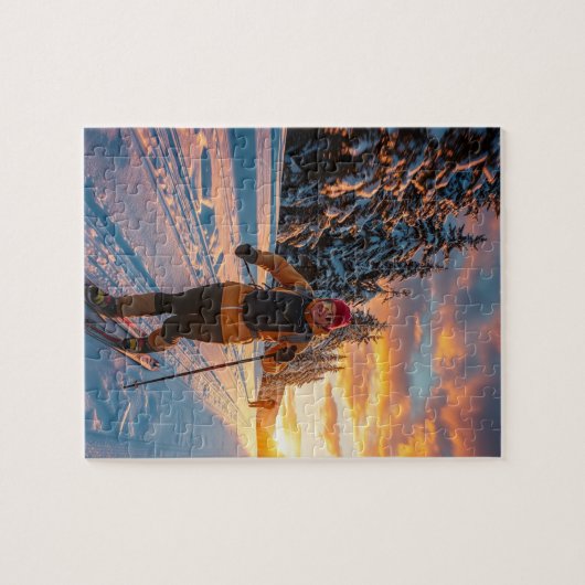 Langlaufen Puzzle (Horizontal)