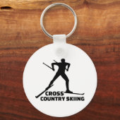 Langlaufen Schlüsselanhänger (Vorderseite)