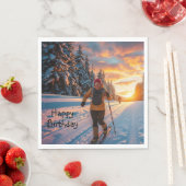 Langlaufen Serviette (Beispiel)