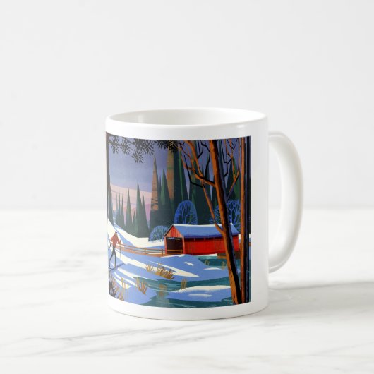 Langläufer. Kaffeetasse (VorderseiteRechts)
