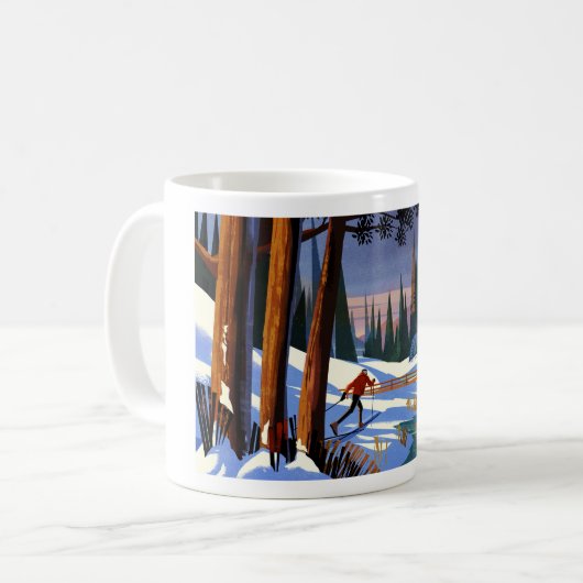 Langläufer. Kaffeetasse (Vorderseite Links)