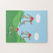 Langläufige Pi Funny Pi Symbole Puzzle (Horizontal)