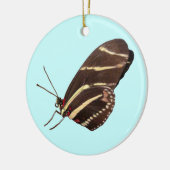 Langläufiger Zebra-Schmetterling aus Florida-Ornam Keramikornament (Links)