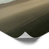 Langlaufkurs im Morgengrauen Poster (Ecke)