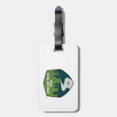 Langlaufloipe Gepäckanhänger (Rückseite vertikal)