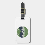 Langlaufloipe Gepäckanhänger (Vorderseite vertikal)