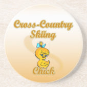 Langlaufloipe Getränkeuntersetzer (Vorne)