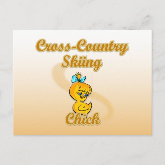 Langlaufloipe Postkarte (Vorderseite)